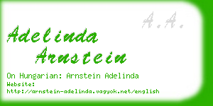 adelinda arnstein business card